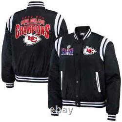 Erin Andrews Kansas City Chiefs Super Bowl 58 LVIII Las Vegas Champions Jacket