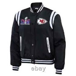 Erin Andrews Kansas City Chiefs Super Bowl 58 LVIII Las Vegas Champions Jacket