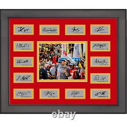 Framed 2019 Kansas City Chiefs Super Bowl Facsimile Engraved Auto Collage 20x25