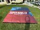 Game Used Super Bowl Lv 55 Chiefs Tampa Bay Buccaneers 145 X 142 Banner Flag