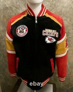 G-III NFL Kansas City Chiefs Super Bowl LIV Champions Suede Jacket SML