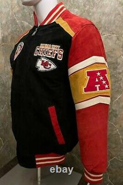 G-III NFL Kansas City Chiefs Super Bowl LIV Champions Suede Jacket SML