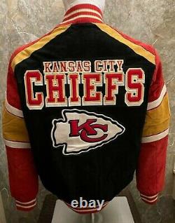 G-III NFL Kansas City Chiefs Super Bowl LIV Champions Suede Jacket SML