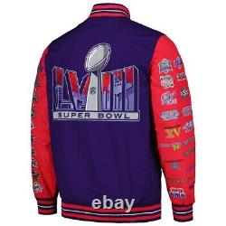 G-III Sports Super Bowl LVIII 58 Las Vegas Kansas City Chiefs Full-Snap Jacket