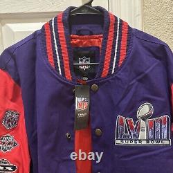 G-III Sports Super Bowl LVIII Size M Chiefs Full-Snap Jacket