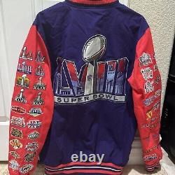 G-III Sports Super Bowl LVIII Size M Chiefs Full-Snap Jacket