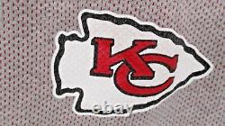 Gray Red KANSAS CITY CHIEFS FOOTBALL V-Neck Short Sleeve KNIT Shirt/Size M