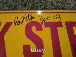 HANK STRAM Signed Kansas City Chiefs Signed Street Sign Super Bowl 4 autograph