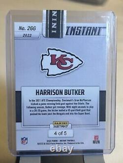 Harrison Butker 2022/2023 Panini Instant Super Bowl LVII AFC #266 CHIEFS 4/5