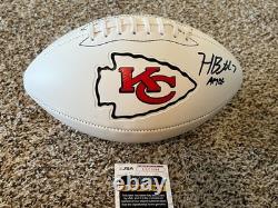 Harrison Butker Signed Football Kansas City Chiefs Super Bowl Champ Auto Jsa Coa