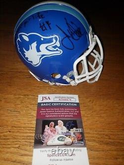 James Van Der Beek Auto Autographed Signed Mini Helmet Varsity Blues Jsa Coa
