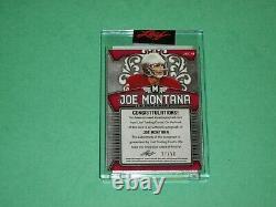 Joe Montana Auto /50 2020 Leaf Metal Football Card San Francisco 49ers Chiefs