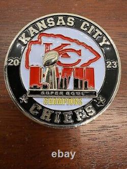 KANSAS CITY CHIEFS 2023 SUPER BOWL 57 LVII Challenge COIN, KC MO POLICE DEPT