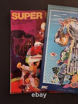 KANSAS CITY CHIEFS 4 SUPERBOWL WINNING GAME PROGRAMS IV-LIV-LVII-LVIII Authentic