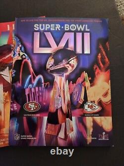 KANSAS CITY CHIEFS 4 SUPERBOWL WINNING GAME PROGRAMS IV-LIV-LVII-LVIII Authentic