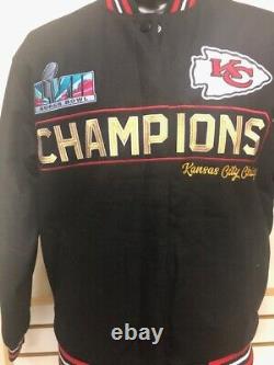 KANSAS CITY CHIEFS FOOTBALL 3X SUPERBOWL Champions reversible women's jacket