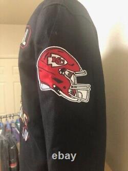 KANSAS CITY CHIEFS FOOTBALL 3X SUPERBOWL Champions reversible women's jacket