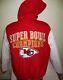 Kansas City Chiefs Super Bowl Championship Hooded Jacket Xl 2x