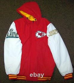 KANSAS CITY CHIEFS SUPER BOWL CHAMPIONSHIP Hooded Jacket XL 2X