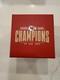 Kansas City Chiefs Super Bowl Champions Ring Iv. Liv. Lvii -presentation Box