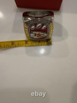 KANSAS CITY CHIEFS SUPER BOWL CHAMPIONS RING IV. LIV. LVII -Presentation Box