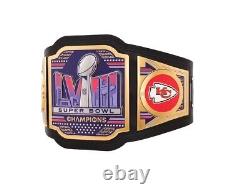 KANSAS CITY CHIEFS SUPER BOWL LVIII WRESTLING CHAMPIONS REPLICA TITLE BELT 2mm