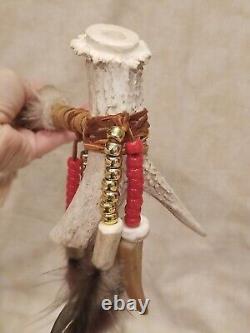 KANSAS CITY CHIEFS Superbowl 58 Handmade Commemorative Smokeable Peacepipe 21in