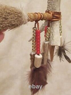 KANSAS CITY CHIEFS Superbowl 58 Handmade Commemorative Smokeable Peacepipe 21in