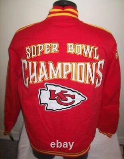 KANSAS CITY CHIEFS TME SUPER BOWL CHAMPIONS Jacket M L XL 2X