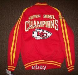 KANSAS CITY CHIEFS TME SUPER BOWL CHAMPIONS Jacket M L XL 2X