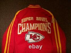 KANSAS CITY CHIEFS TME SUPER BOWL CHAMPIONS Jacket M L XL 2X