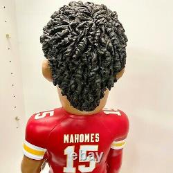 KC Chiefs #15 Patrick Mahomes, NFL MVP Bobblehead 3' Statue Super Bowl Champs