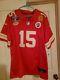 Kc Chiefs Mahomes 15 Super Bowl Lviii Dri-fit Mens Large Red Home Jersey