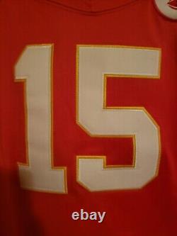KC Chiefs Mahomes 15 Super Bowl LVIII Dri-FIT Mens Large Red Home Jersey