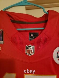 KC Chiefs Mahomes 15 Super Bowl LVIII Dri-FIT Mens Large Red Home Jersey