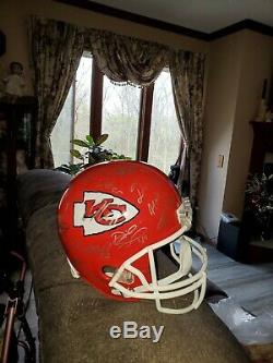 KC Chiefs Team Signed Superbowl FS Helmet