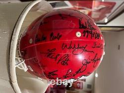 KC Chiefs super bowl 4 signed helmet