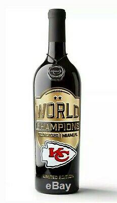 KC Chiefs world champions Superbowl Limited Edition Kansas City Chiefs etched