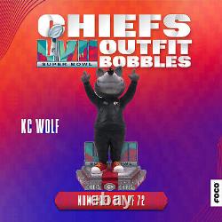 KC Wolf Kansas City Chiefs Super Bowl LVII Outfit Bobblehead #/72