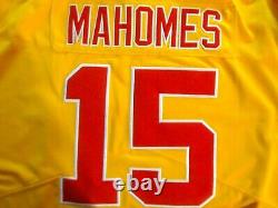 K C Chiefs #15 Mahomes Nike NFL Superbowl 54 L Short Sleeve Football Jersey