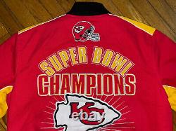 Kansa City Chiefs NFL Super Bowl Champions Men's Large Jacket