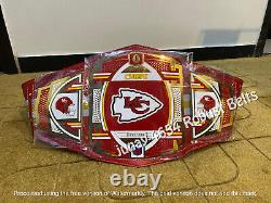 Kansas Chief KC Championship Belt Adult Size Replica 2mm Brass