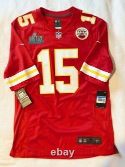 Kansas City Chiefs #15 Mahomes Authentic Nike Super Bowl LIV Medium jersey, NWT