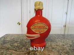 Kansas City Chiefs 1969 McCormick Hand Blown Commerative Glass Decanter