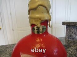 Kansas City Chiefs 1969 McCormick Hand Blown Commerative Glass Decanter