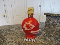 Kansas City Chiefs 1969 McCormick Hand Blown Commerative Glass Decanter