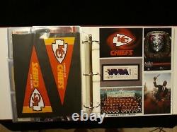 Kansas City Chiefs 1970 Super Bowl Champion Scrapbook Len Dawson