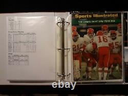 Kansas City Chiefs 1970 Super Bowl Champion Scrapbook Len Dawson