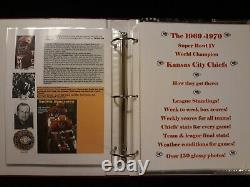 Kansas City Chiefs 1970 Super Bowl Champion Scrapbook Len Dawson