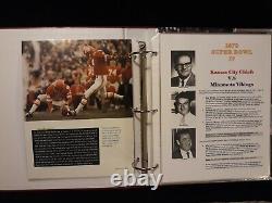 Kansas City Chiefs 1970 Super Bowl Champion Scrapbook Len Dawson